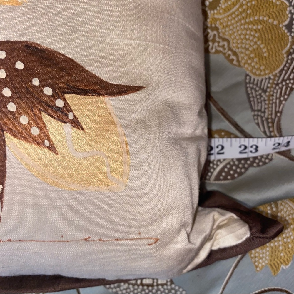 EASTERN ACCENTS *Retired* Bellezza Floral Duvet Set Blue / Gold Queen NWT - Picture 8 of 16